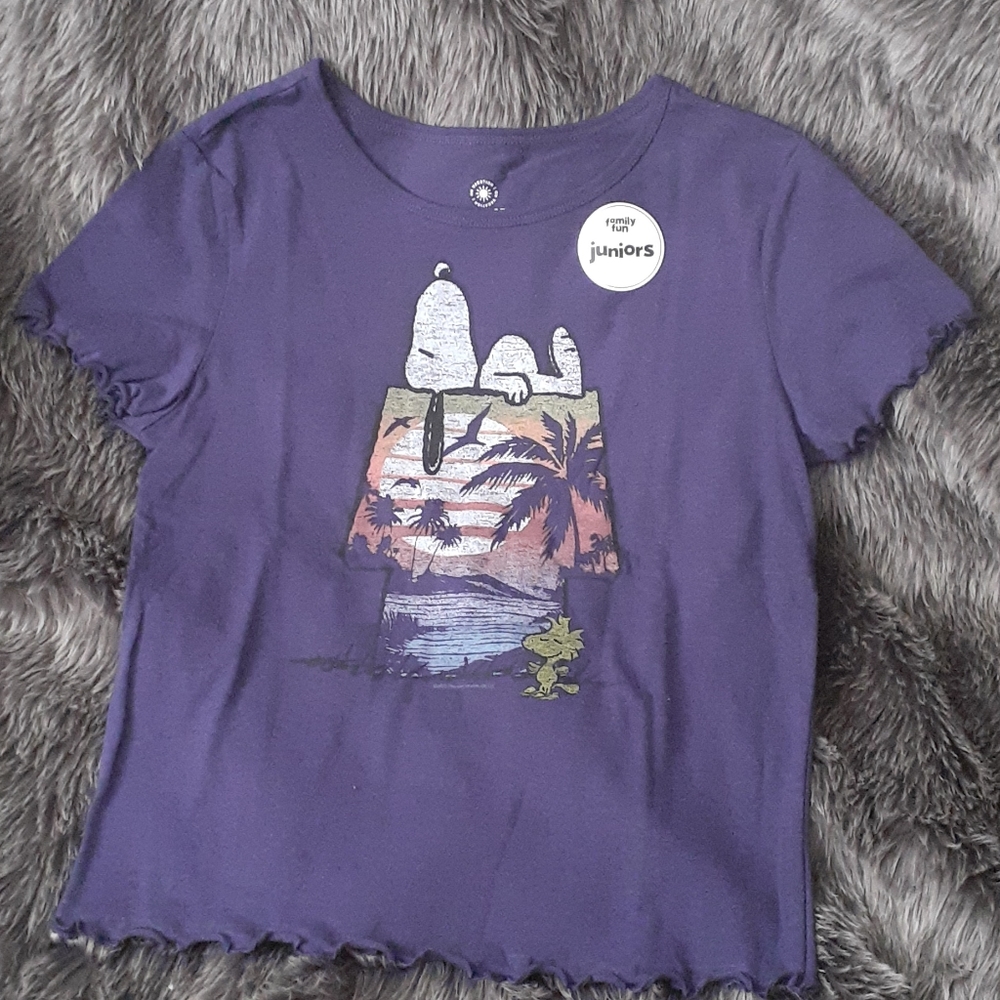 Family fun Peanuts Snoopy Tropical Graphic Tee